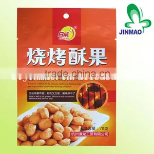 3-side Sealed Snack Plastic Packaging With Clear Window Bags thumbnail-1