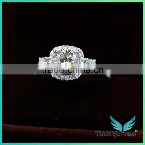 Moissanite Cushion Cut 8x10 Size Forever One Synthetic Moissanite for Engagement Rings thumbnail-5