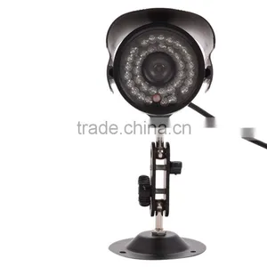 200TVL NTSC 6mm 36-LED Waterproof Infrared Security Camera Outdoor Black thumbnail-1