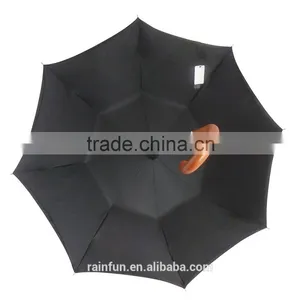 High Quality Double Canopy Long Umbrella Windproof Umbrella thumbnail-2
