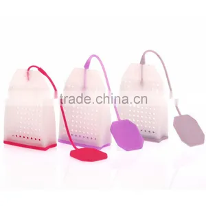 Factory Price BPA Free Silicone Bag Shape Tea Infuser thumbnail-6