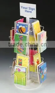 Magezine Greeting Card Rotating Display Wire Racks thumbnail-1