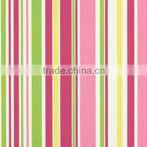 Cotton Pink Stripe Printed Fabrics Suppliers thumbnail-1