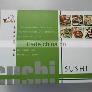 Sushi Kit (sushi Nori/sushi Soy Sauce /sushi Mat ,chopsticks ,sushi Wasabi , Sushi Ginger ,sushi Vinegar) thumbnail-4