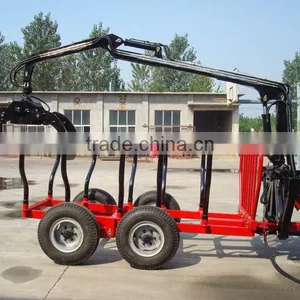 Log Loader Trailer, Hot Sale in USA&CA, Log Loader With Trailer thumbnail-1