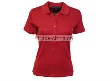 Red Color Ladies Polo Shirts thumbnail-1