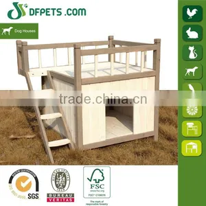 Cheap Price Wooden Dog Kennel With Ladder thumbnail-1