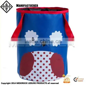 Creative Design Multifunctional Portable Auto Hanging Bag Folding Cartoon Car Trash Bin thumbnail-2