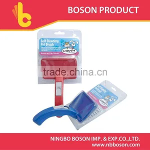 5 Inch Self Cleaning Pet Brush thumbnail-1