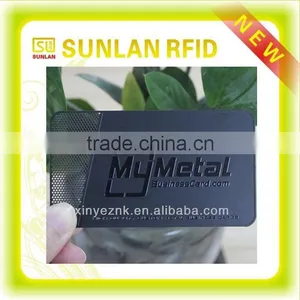 Contact Smart Card, Laser Cut Metal Business Card(free Samples) thumbnail-4