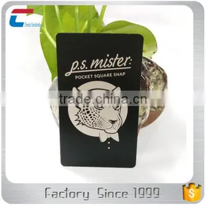 Customized Matte Black Laser Stainless Steel Metal Card thumbnail-3