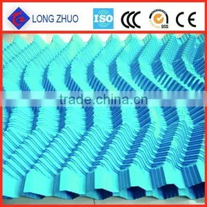 China Opened Cooling Tower Manufacturers/PVC S Wave Cooling Tower Fills for Industrial Use thumbnail-1