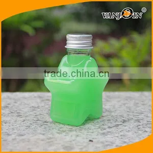 Star Shape Cold Press Juice Bottles With Metalized Cap thumbnail-4