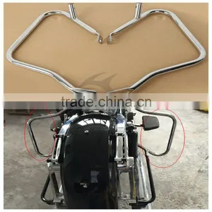 Saddlebag Bags Steel Guard Bracket For Touring Ultra FLH 2014-2017 NEW thumbnail-1