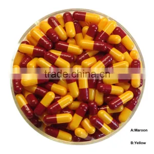 Size000 Colorful Enteric Gelatin Coated Empty Capsule Size 00 thumbnail-1