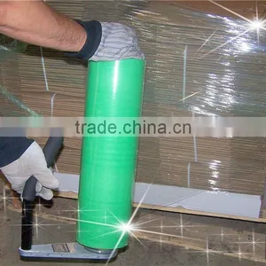 Green LLDPE Stretch Films for Pallet Wrapping thumbnail-1