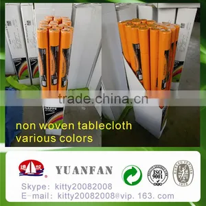 BSCI PASS--Top Quality Spunbond Non Woven Table Cloth / Table Runner thumbnail-2