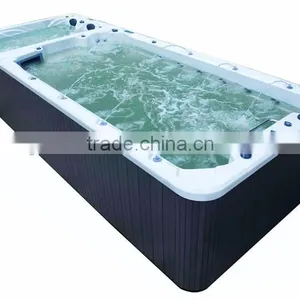 Europe Luxury Acrylic 6 Meter Endless Swimming Pool Spa Outdoor Spa Pool/Swimming Spa thumbnail-5