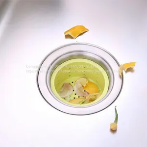 Цветной в форме круга силиконовый фильтр для слива воды в кухонную раковину thumbnail-5