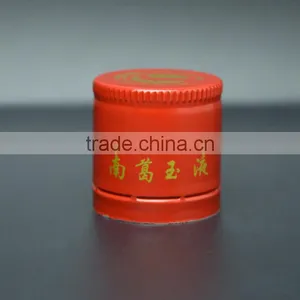 Factory Price Red Aluminum Cap for Wine Glass Bottle thumbnail-1