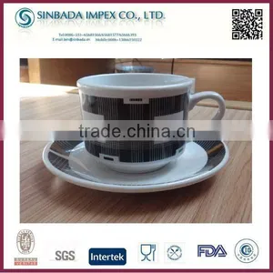 Fashion Ceramic Milk Cup and Saucer thumbnail-1