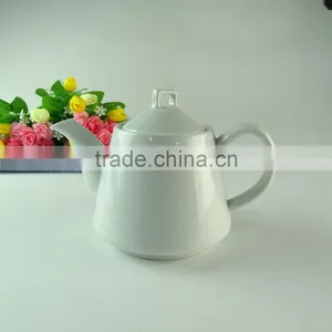 Stock Ceramic White Tea Pot thumbnail-1