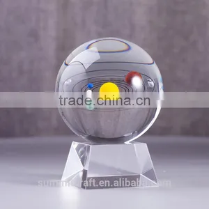 Crystal Ball Decoration Solar System Crystal Ball thumbnail-1