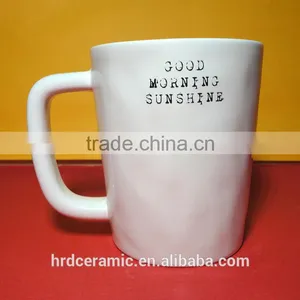 Elegant Design Durable Round 450ml Ceramic Beautiful Coffee Cups thumbnail-1