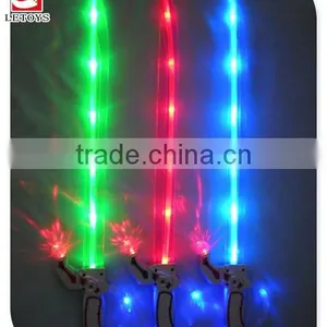 Best Selling 63 cm Plastic Weapon Toys Flashing Green Light Musical Sword thumbnail-1
