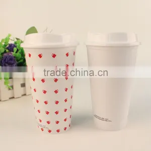 Custom Printing Reusable Starbucks Plastic Coffee Cup With Lid thumbnail-2