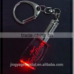 2016 Innovative Pink Crystal LED Keychain thumbnail-3
