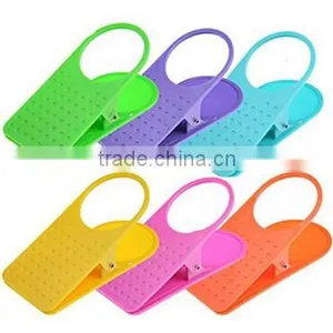 Colorful Clip On Table Cup Holders - Set Of 4 thumbnail-2