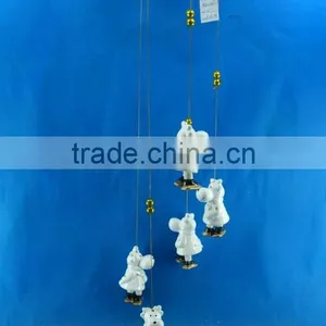 Ceramic Wind Bell,porcelain Handicraft Bell,porcelain Wind Chime,ceramic Xmas Decoration Gifts thumbnail-1