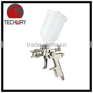 HVLP Gravity Feed Spray Paint Repair Gun 600ml Plastic Cup Paint Spray Gun Air Spray Gun With Aluminium Cup thumbnail-2
