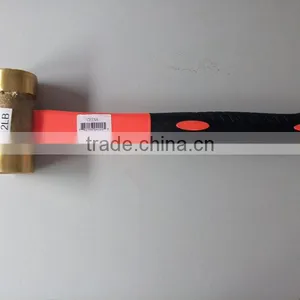 2lb Brass Hammer thumbnail-1