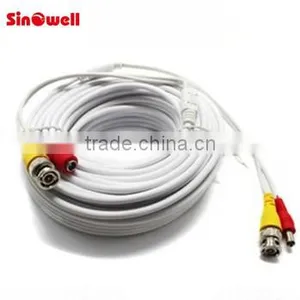 CCTV Cable18m White Color BNC DC Video Power thumbnail-1