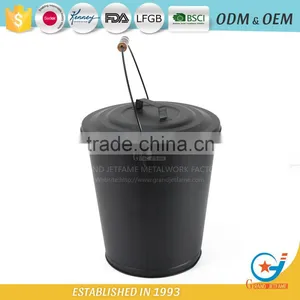 Good Quality Coal Bucket With Wooden Handle Fireplace Hot Coal Bucket thumbnail-3