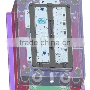 5 Outlet Switch Socket Injection Mould thumbnail-3