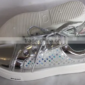 Lady pu Fabric Fashion Injection Shoes With Applique thumbnail-1