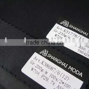 Blended Worsted Wool Fabric W70/p30 Moda-t091 thumbnail-1