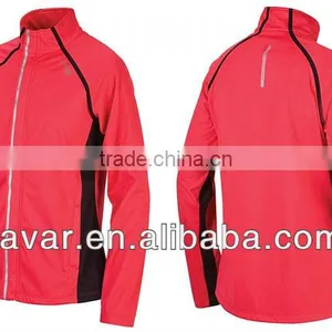 Red Women 5000mm Waterproof Windproof Promotional Softshell Jacket Plus Size thumbnail-1