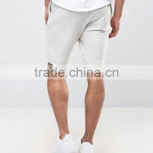 High Quality New Design Custom Raw Hem Drawstring Waist Cotton Viscose Sweat Single Back Pockets Fashion Sport Shorts thumbnail-2