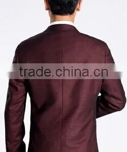 High Quality Woolen Men Suit Blazer BSPS0556 thumbnail-3