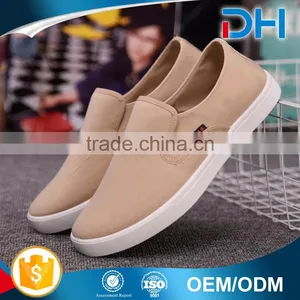 Fashion Design Latest New Model Slip-on Canvas Men Shoes thumbnail-1