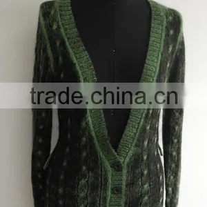 Ladies Fashion Acrylic/cotton Sweater Cardigan Sweater 2014 thumbnail-1