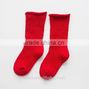 Baby Boy Girl Cotton Winter Slip Socks Kids Children Thicken Socks Toddler New Born Long Snow Pattern thumbnail-5