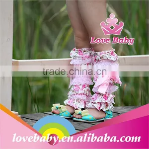 New Arrival Floral Light Pink Baby Leg Warmer thumbnail-1