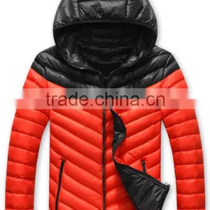 New Design Customize Man Quilted Winter Jacket Thick Warm Down Filled Coats for Men thumbnail-2