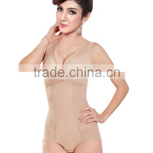Fashion Lace Collar Seamless Perfect Women Body Shaper thumbnail-1