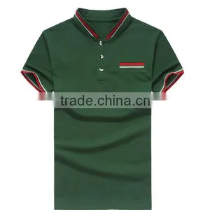 Mens Short Sleeve V-neck Polo Tops TB04 thumbnail-1